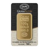 24 Ayar 100 Gram Külçe Altın