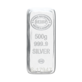 500 Gram Külçe Gümüş